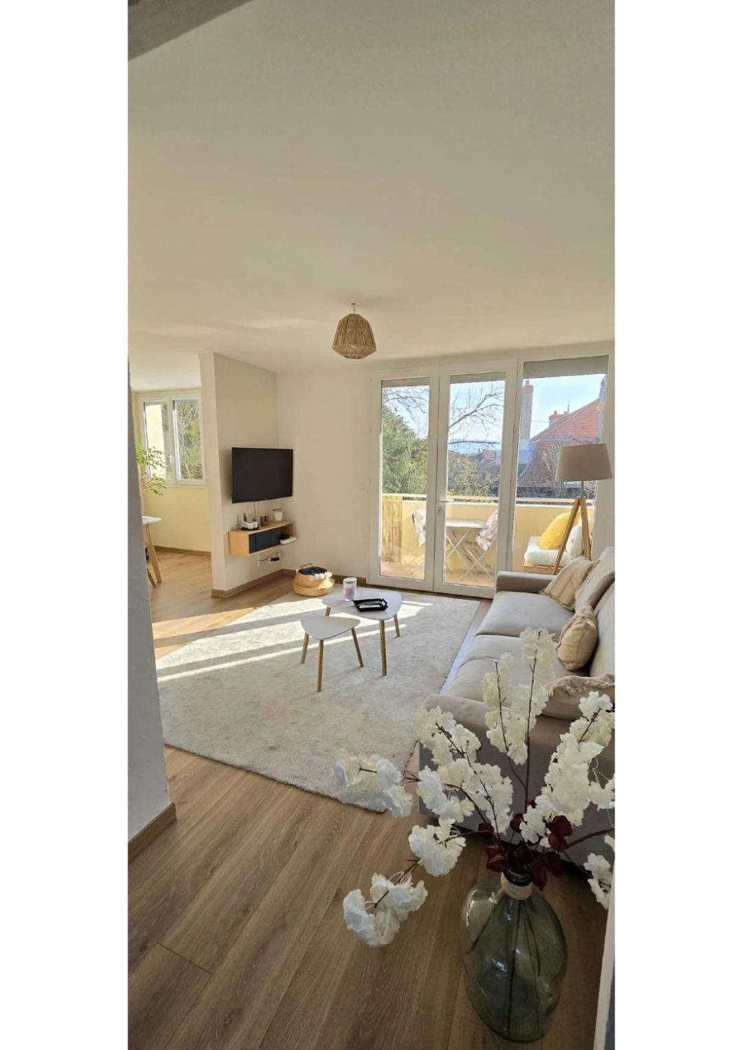 Superbe T3 Cosy, Parking Gratuit + Balcon Apartment Riom Bagian luar foto